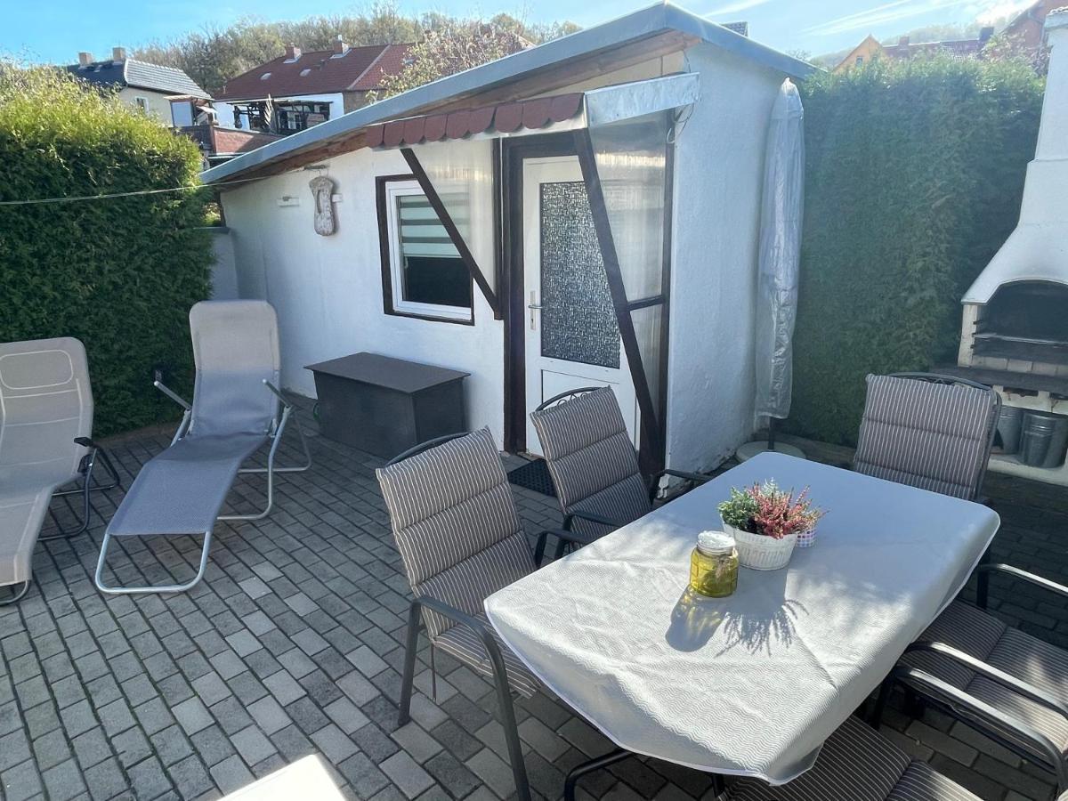 Christels Ferienwohnung 1 In Thale Mit Sonnenterrasse Und Grill Bagian luar foto