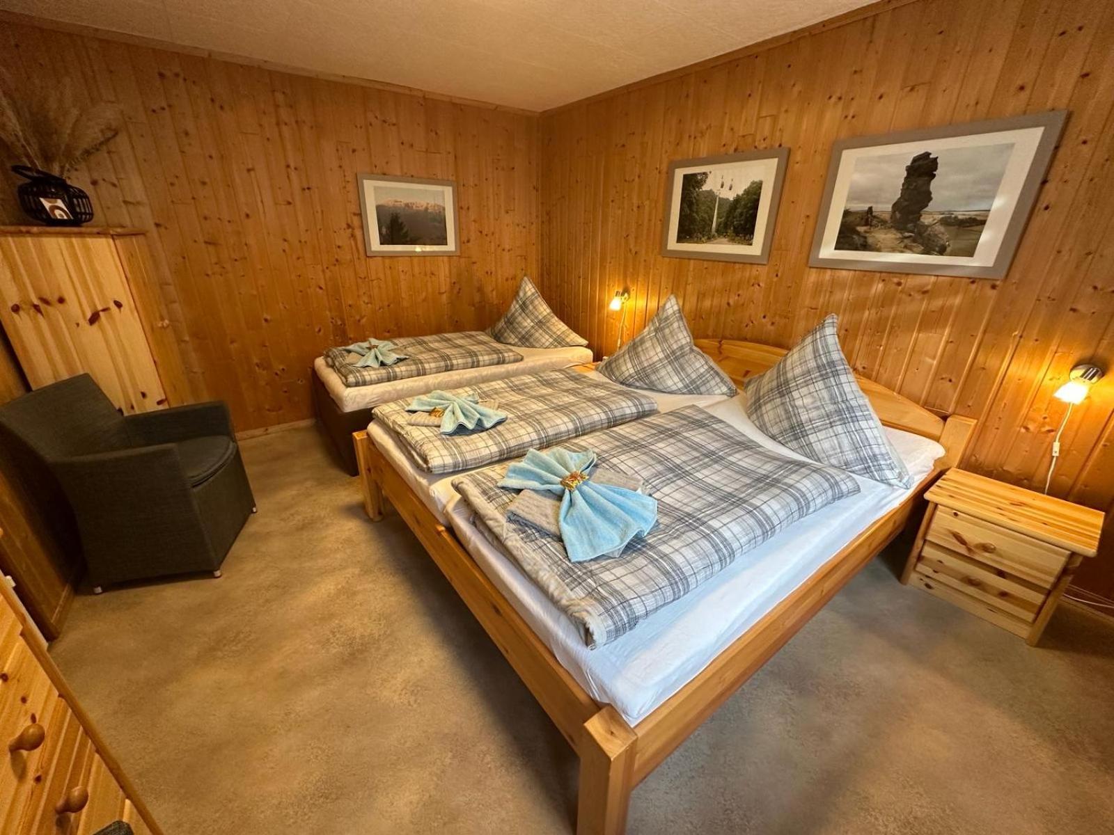 Christels Ferienwohnung 1 In Thale Mit Sonnenterrasse Und Grill Bagian luar foto